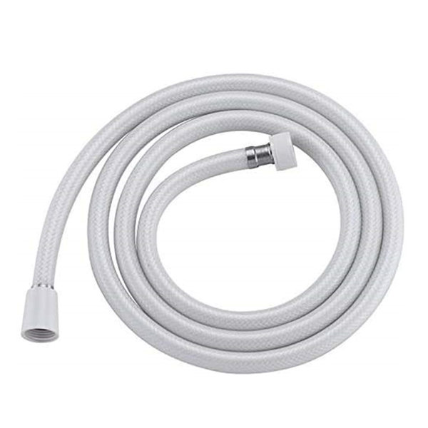 KIKO HOME PVC Shower Hose Extra Long 71 Inch AntiKink Leakproof White